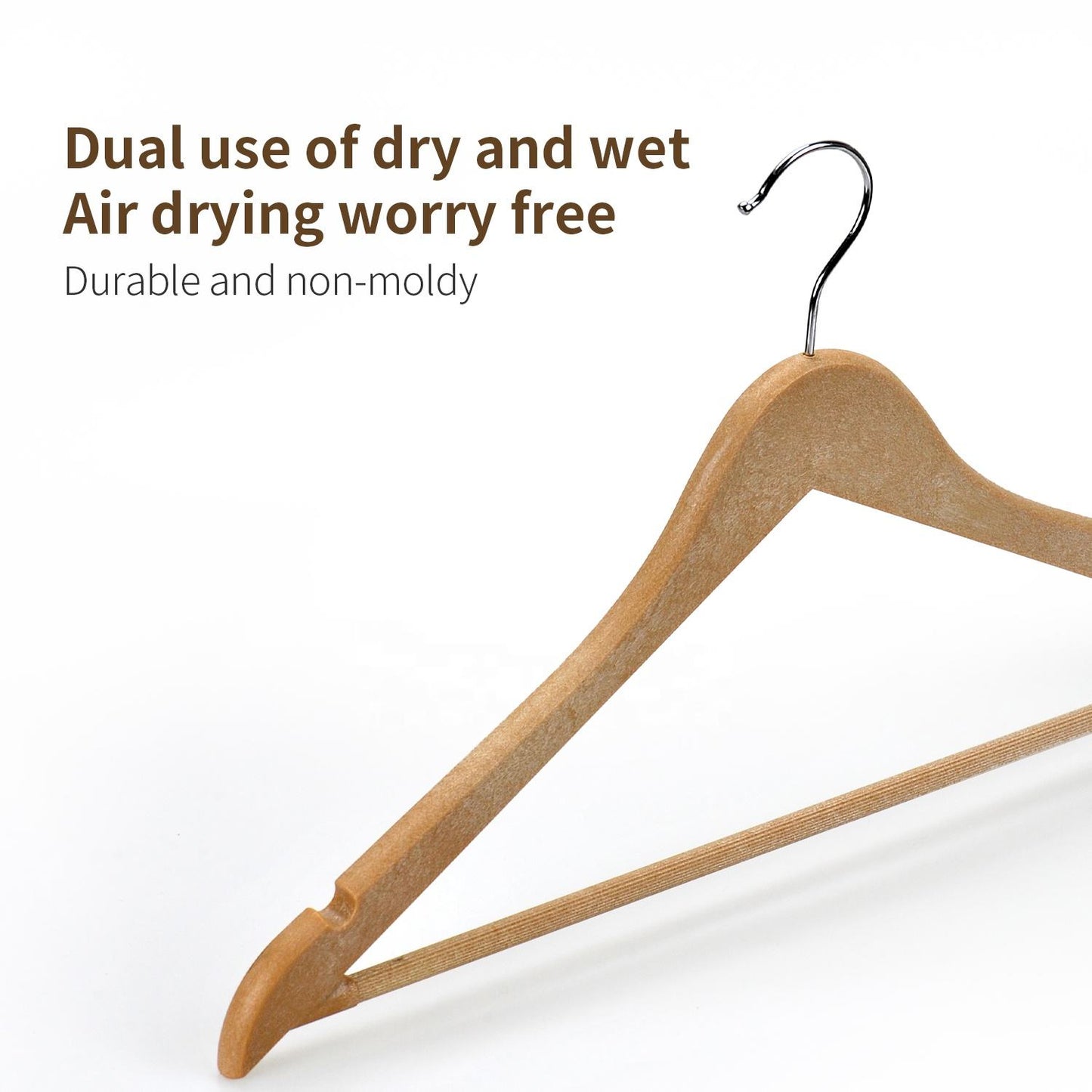 Eco-friendly Plastic Hanger with Notches