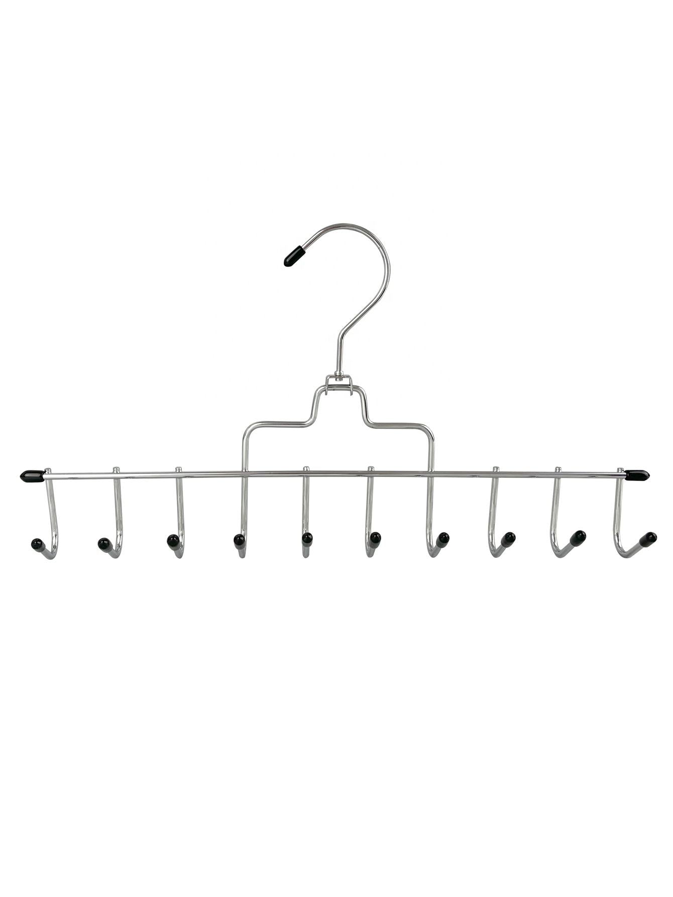 Multifunctional 10 Metal Chrome hooks Hanger