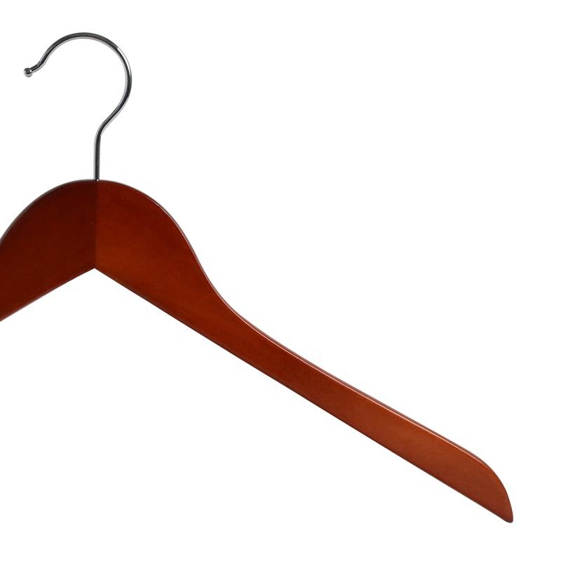 High Quality Customized Wooden Brown Hangers