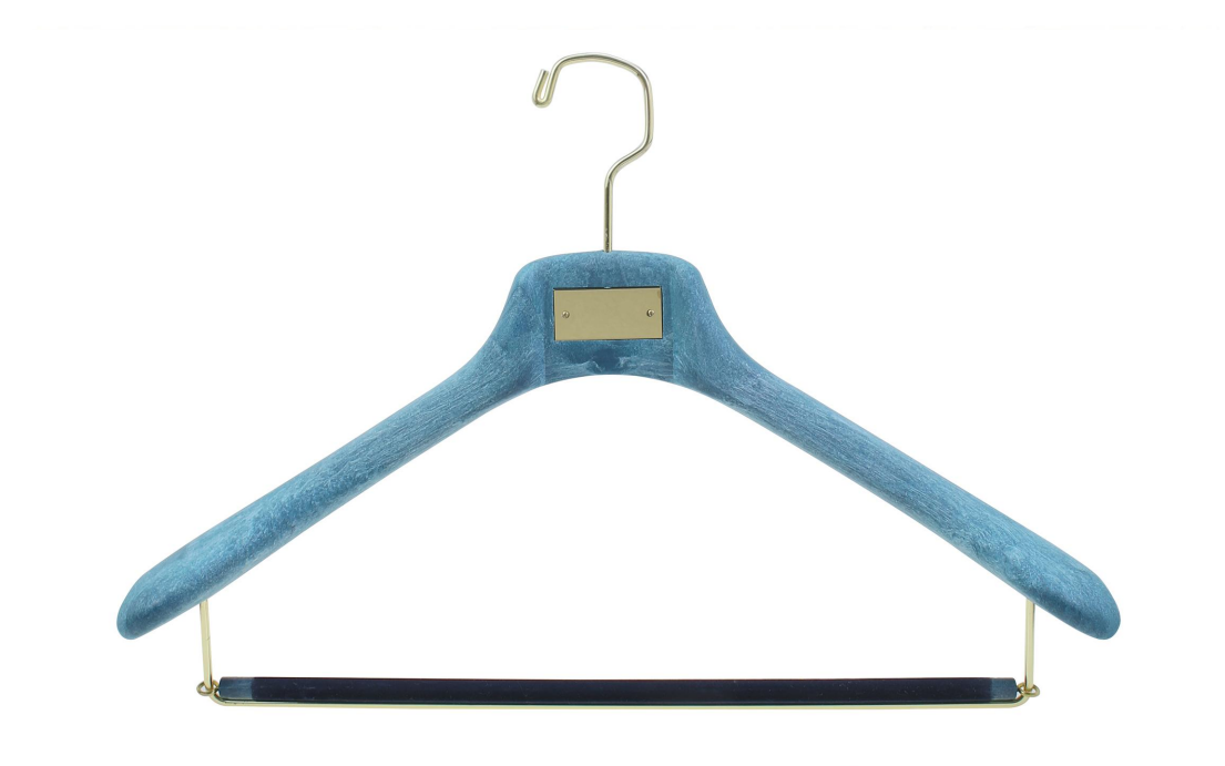 New Plastic Hangers With Metal Plate Logo