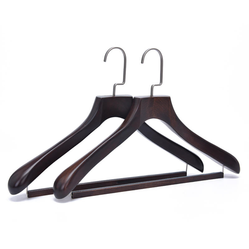 Eco-friendly Lotus Wood Hanger For Coat Suit