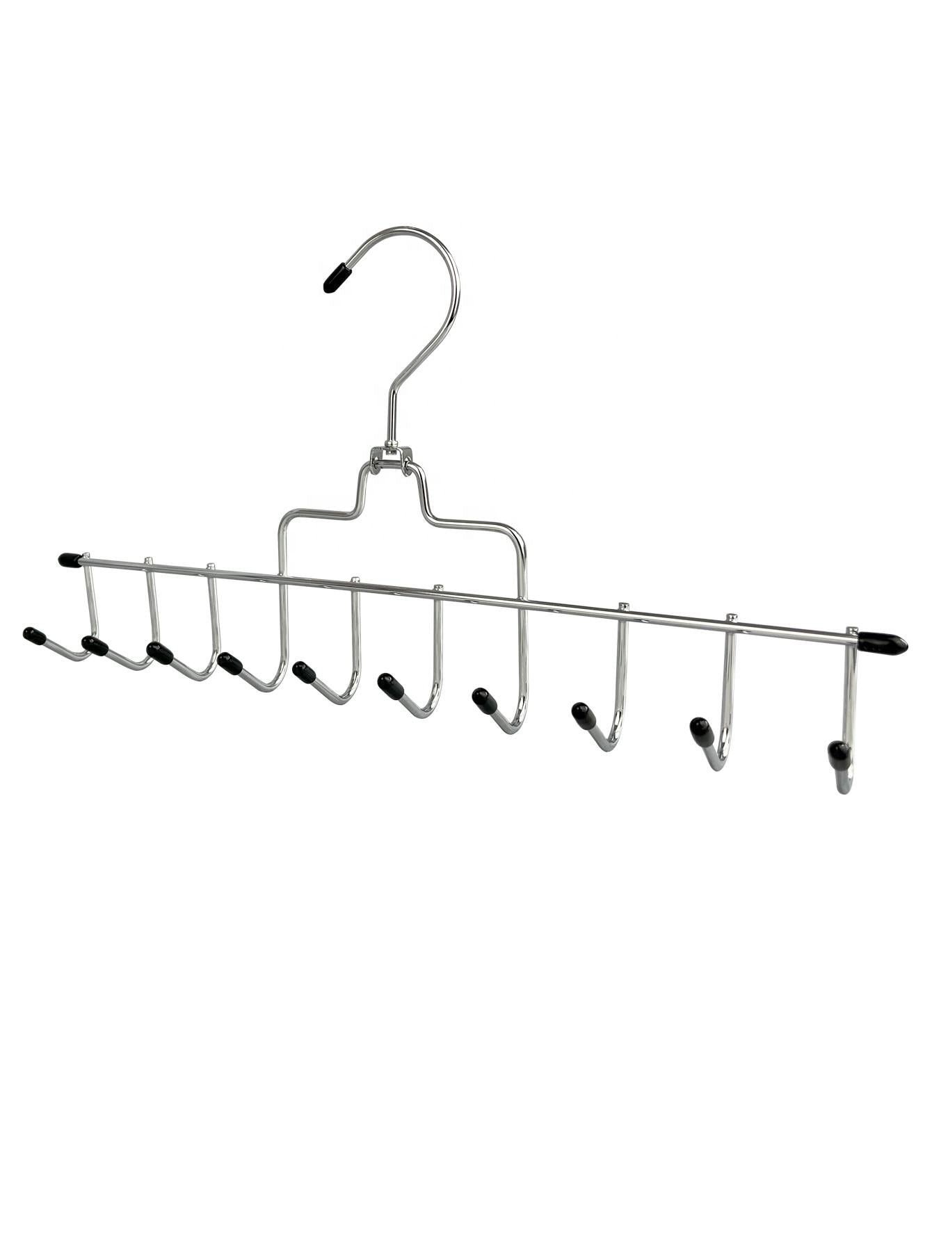 Multifunctional 10 Metal Chrome hooks Hanger