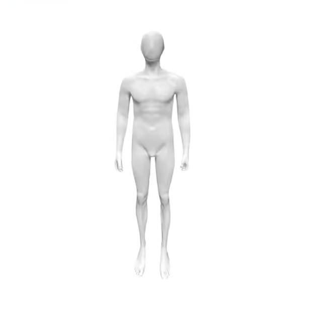 White full-body mannequin customized mannequin