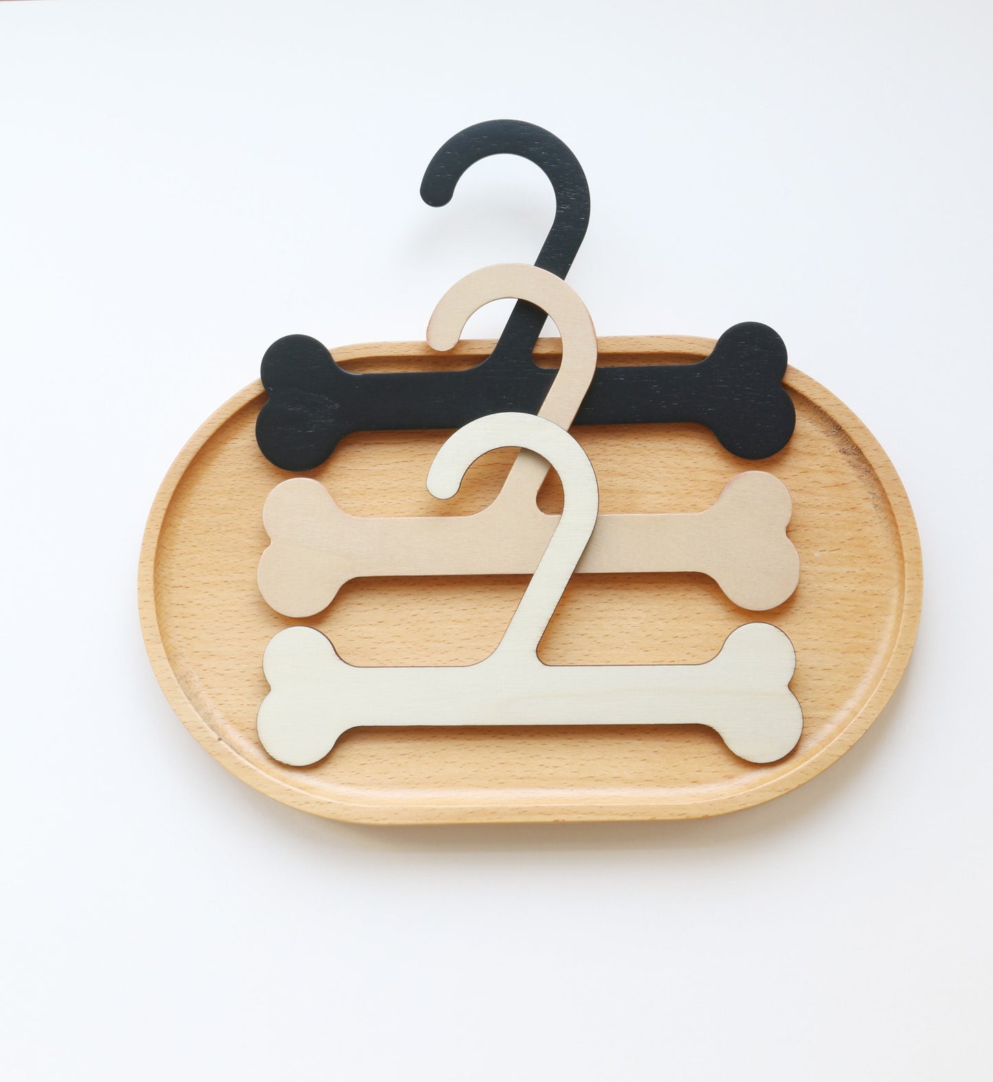 布のための注文の高級ブランドの木製のスーツのハンガーの木