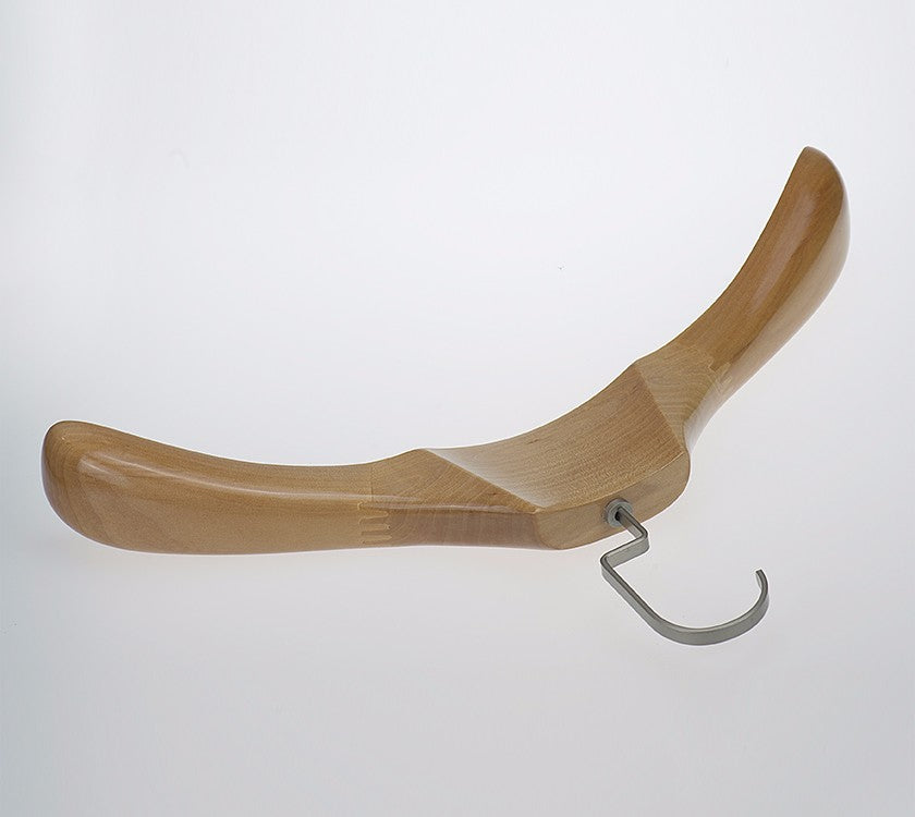 服のための木製の女性男性コート ハンガーを供給します。