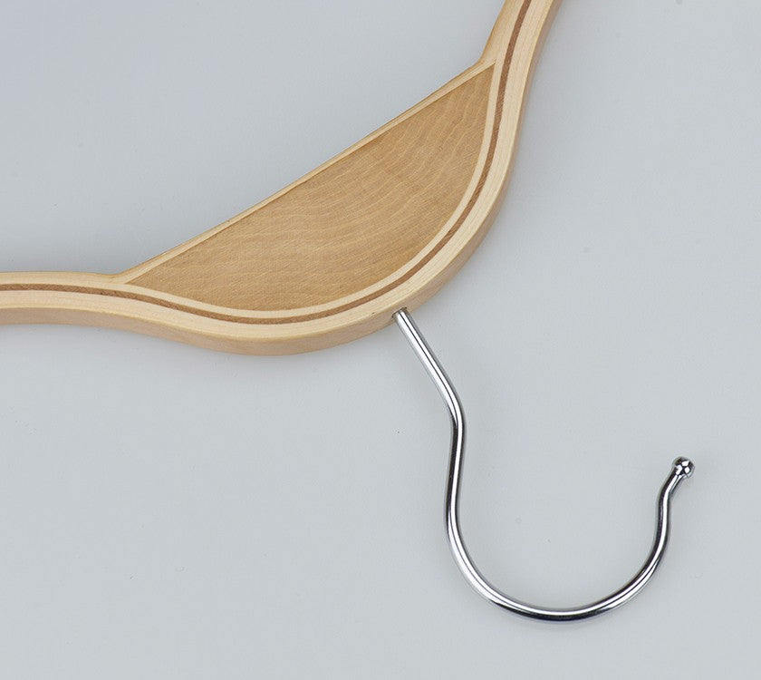 Natural Laminated Plywood Garment Clothes Hanger