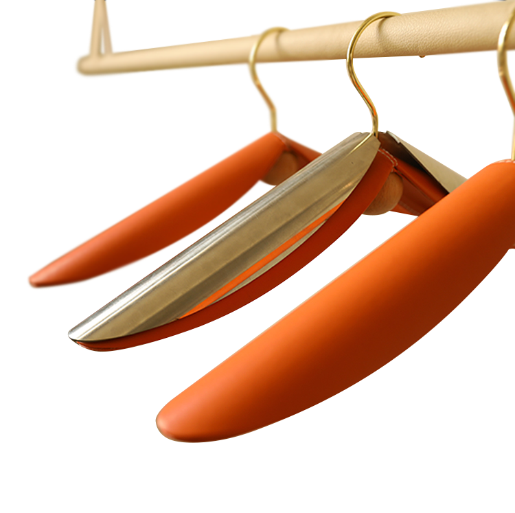 サプライ ワイド ショルダー ラグジュアリー ガーメント レザー ハンガー