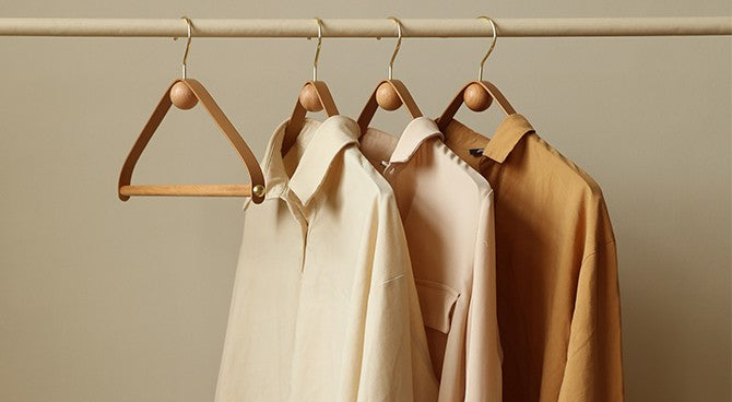 Supply Luxury Garment Soft Leather Hanger For Clothing