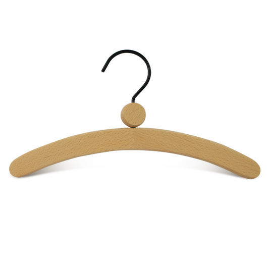 Luxury Wooden children clothes Hanger With Round Ball