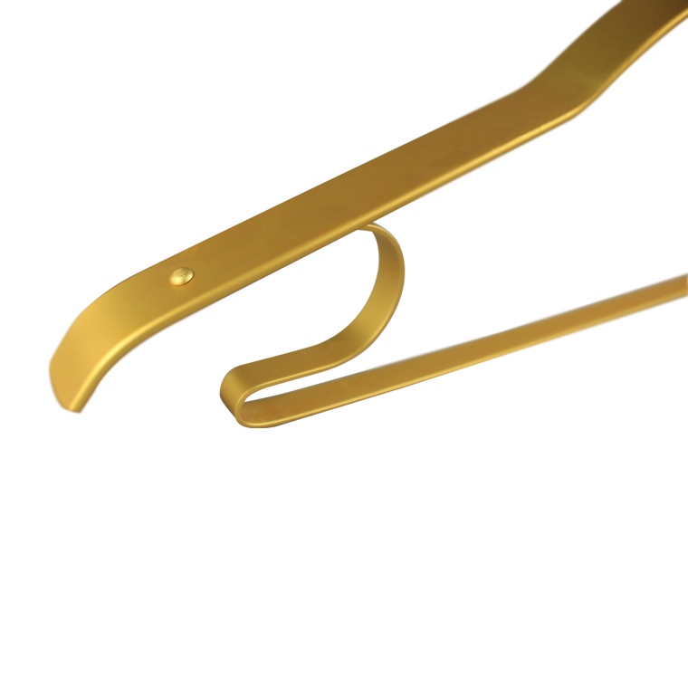 Gold Thick Wide Shoulder Metal Clothes Hangers