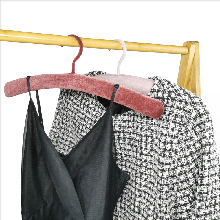 Anti Slip Wedding Dress Satin Padded Hanger