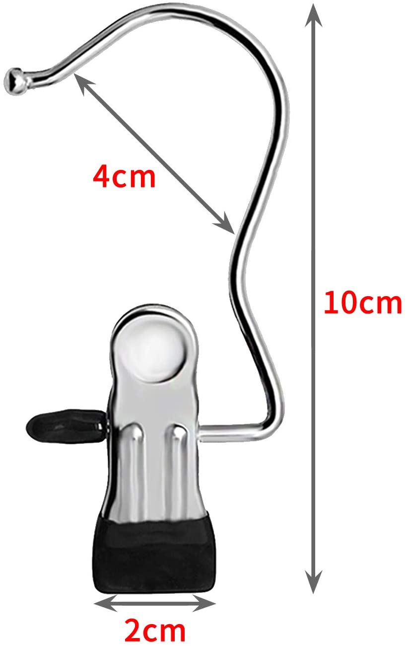 Heavy Metal Multifunction Cap Towel Hanger With Clips