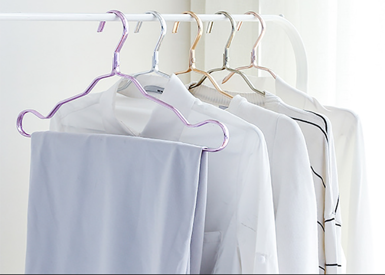 Sliver Metal Aluminum Laundry Hangers for Wet Clothes