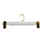 High Quality White Lotus Wood Wooden Pants Hanger