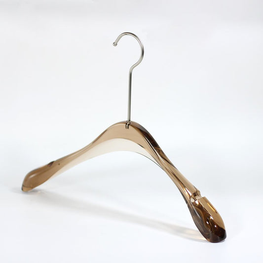 Brown Acrylic Hanger Anti Slip for Dress Women's Cloths