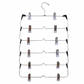 6 tier Metal Multi Tiers Hangers With Clips