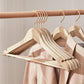 Top Quality Camphor Wooden Hanger with Trouser bar Anti-slip Notches
