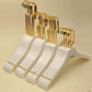 Dadi Gold Hook Hanger White Color Wooden Hanger