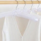 White Silk Satin Padded Hanger