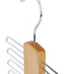 Premium Non-Slip Wooden Tie Rack with 20 Hooks