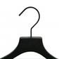 Luxury Black Wooden Jacket Hanger With Wide Shoulder