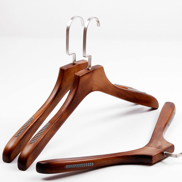 Men's Lotus Wooden Hangers For Clothing Store