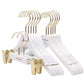 Dadi Gold Hook Hanger White Color Wooden Hanger