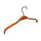 Luxury Orange Color Laminated Wood Clothing Hanger