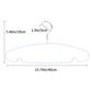 Non Slip Rubberized Metal Hangers Laundry