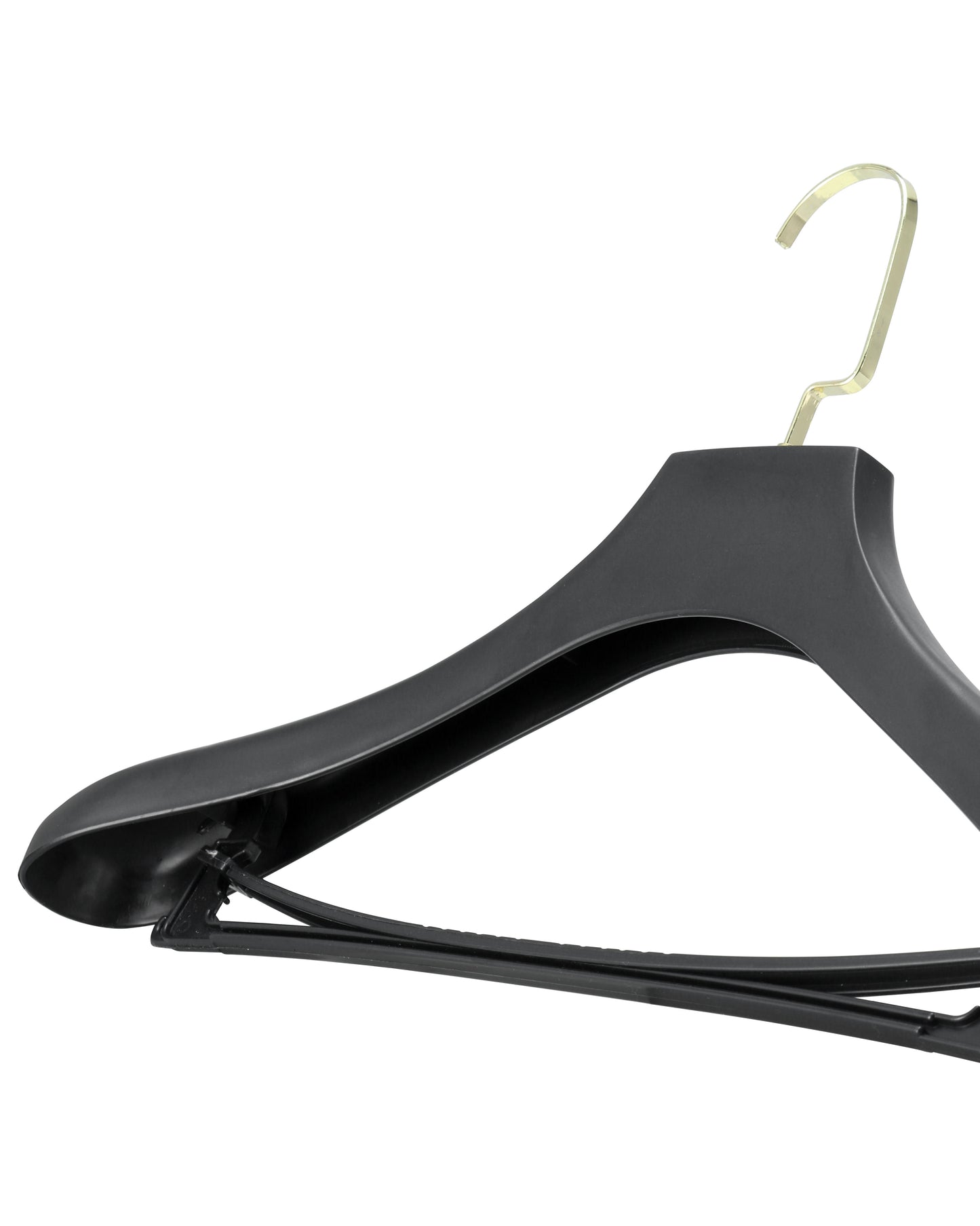 Black Luxury Plastic Hangers for Clothes
