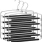 Multi Layers Metal Clothes Trouser Hangers with Foam Padded