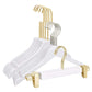 Dadi Gold Hook Hanger White Color Wooden Hanger