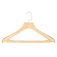 Solid Wooden Suit Hanger With Non-slip Trouser Bar Natural Color