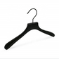 Luxury Black Wooden Jacket Hanger With Wide Shoulder