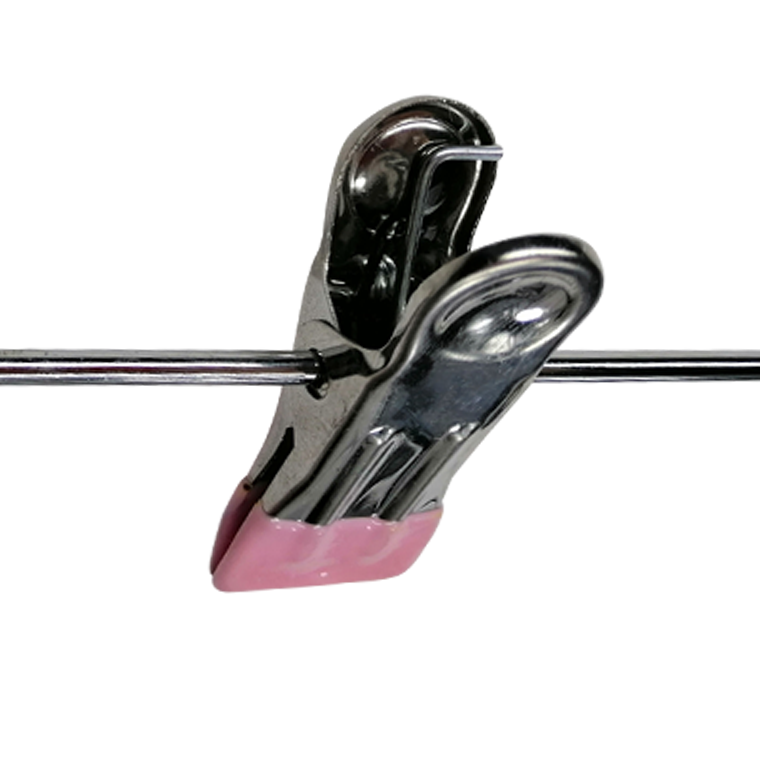 6 tier Pink Color Metal Multi Tiers Hangers With Clips