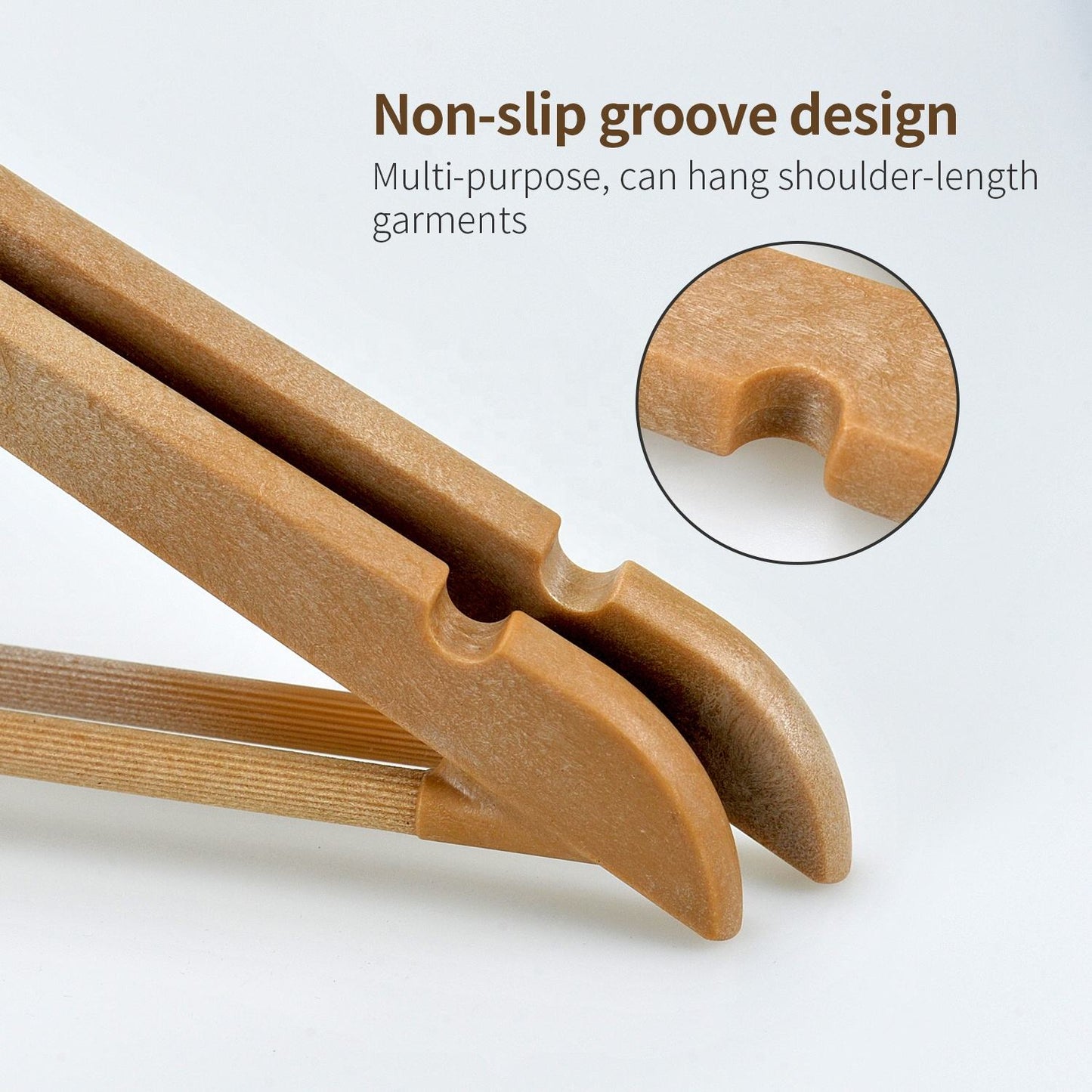 Eco-friendly Plastic Hanger with Notches