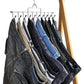 Multifunctional 10 Metal Chrome hooks Hanger
