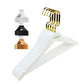 Dadi Gold Hook Hanger White Color Wooden Hanger