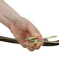 Wooden hangers wooden pants hangers with gold clips