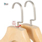 Solid Wooden Suit Hanger With Non-slip Trouser Bar Natural Color