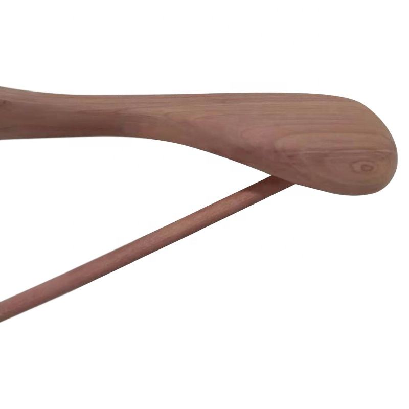 Luxury Cedar Wood Hanger With Wide Shoulder