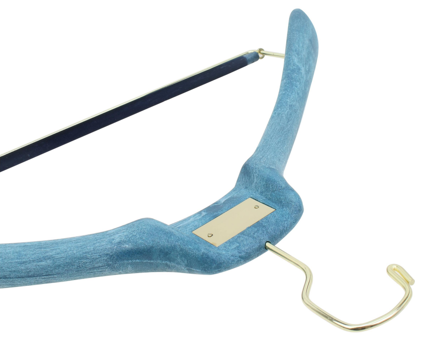 New Plastic Hangers With Metal Plate Logo