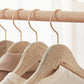Top Quality Camphor Wooden Hanger with Trouser bar Anti-slip Notches