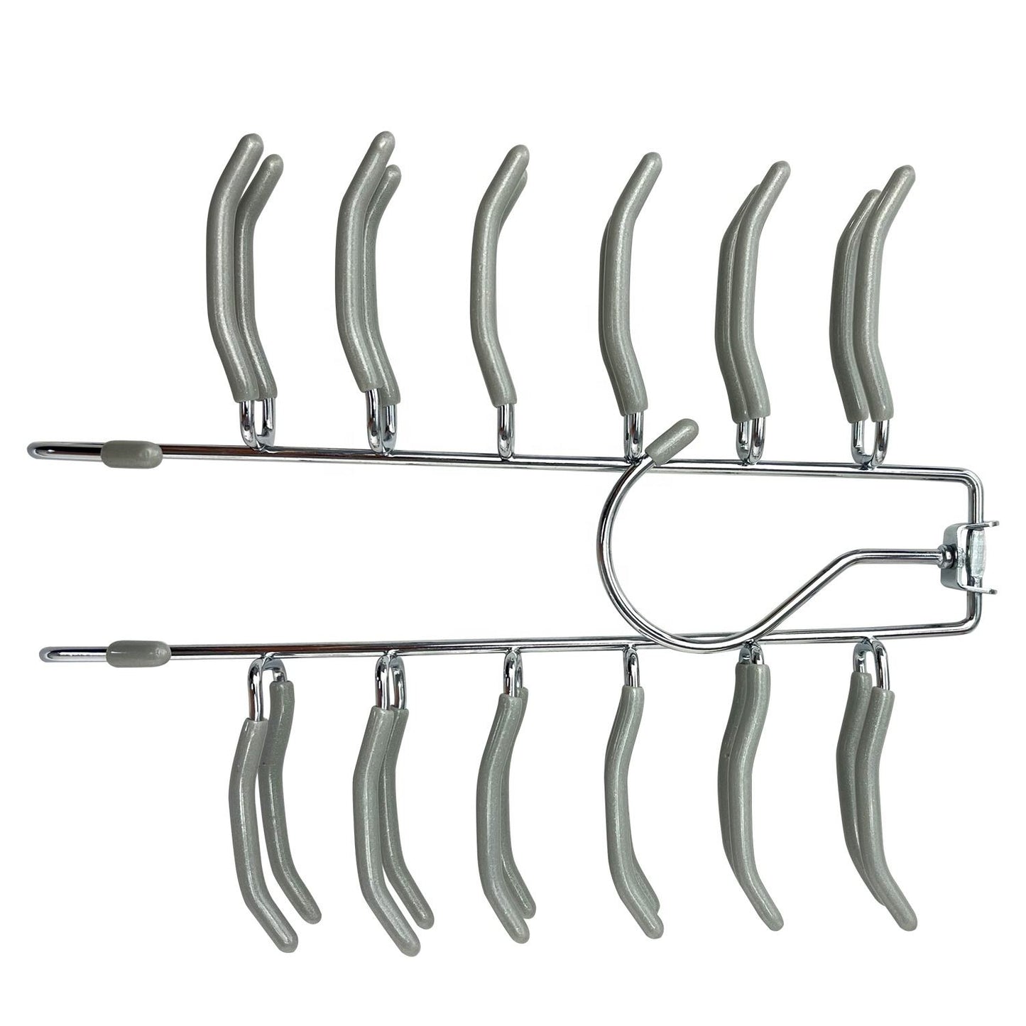 Metal With PVC Coated Anti Slip Tie Hanger