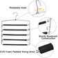 Multi Layers Metal Clothes Trouser Hangers with Foam Padded