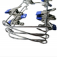 6 tier Blue Color Metal Multi Tiers Hangers With Clips
