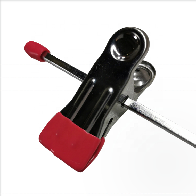 Metal clips hanger with pvc coated clips