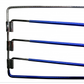 4 Layers Metal Blue Pants Hanger Rubberized Anti slip