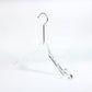 White acrylic cloth hanger with anti slip strip