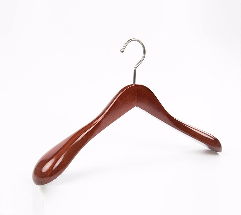 Natural Wooden Coat Hangers with Notches